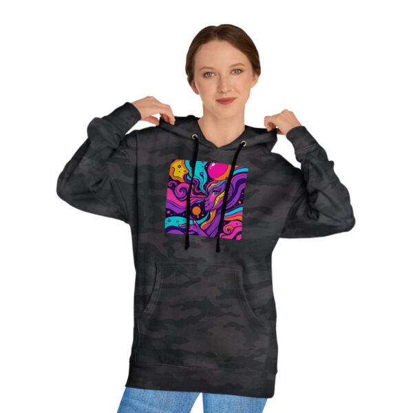 Cosmic Woman of the Night Psychedelic Hoodie - Image 5