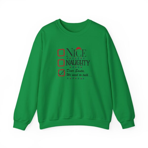 Funny Christmas Unisex Sweatshirt - "Dear Santa, We need to talk" - Image 29