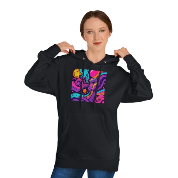 Cosmic Woman of the Night Psychedelic Hoodie - Image 31