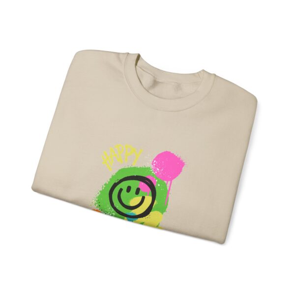 Happy Smiley Face Unisex Heavy Blend™ Crewneck Sweatshirt - Image 11