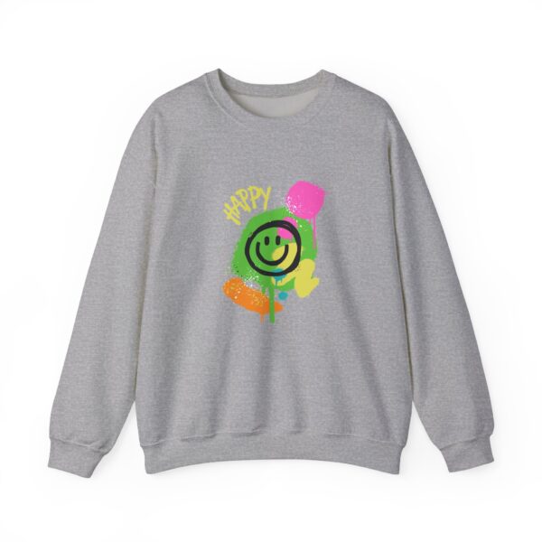 Happy Smiley Face Unisex Heavy Blend™ Crewneck Sweatshirt - Image 13