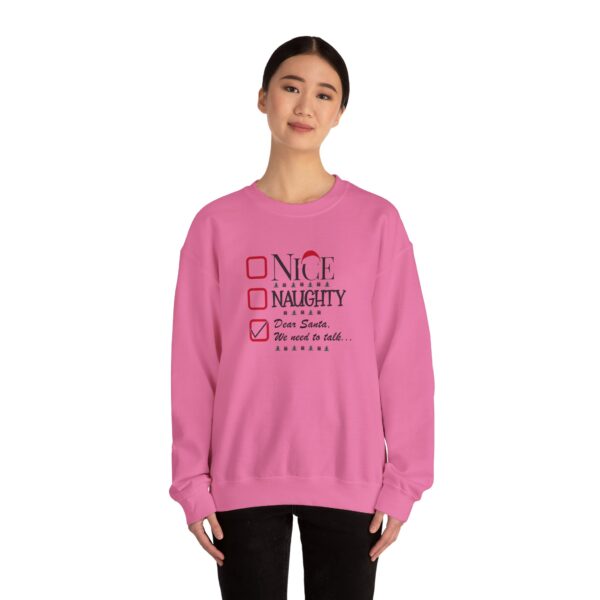 Funny Christmas Unisex Sweatshirt - "Dear Santa, We need to talk" - Image 48