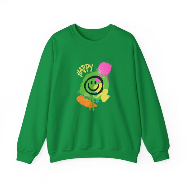 Happy Smiley Face Unisex Heavy Blend™ Crewneck Sweatshirt - Image 21