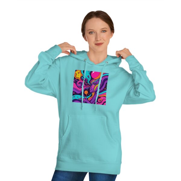 Cosmic Woman of the Night Psychedelic Hoodie - Image 15