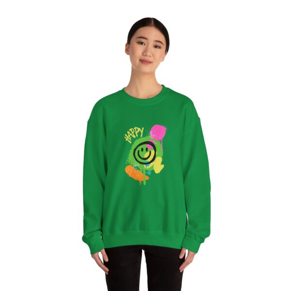 Happy Smiley Face Unisex Heavy Blend™ Crewneck Sweatshirt - Image 24