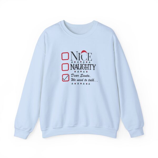 Funny Christmas Unisex Sweatshirt - "Dear Santa, We need to talk" - Image 37