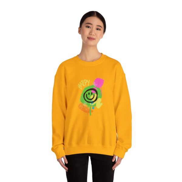 Happy Smiley Face Unisex Heavy Blend™ Crewneck Sweatshirt - Image 20