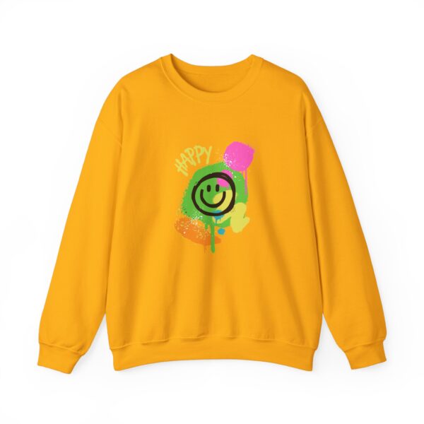 Happy Smiley Face Unisex Heavy Blend™ Crewneck Sweatshirt - Image 17