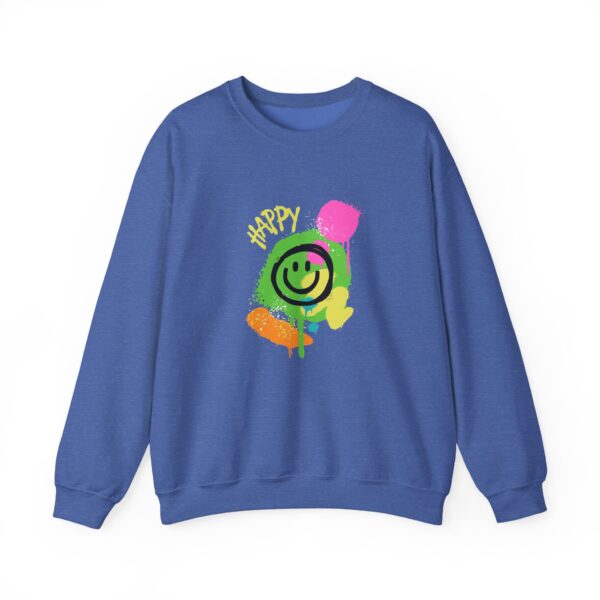 Happy Smiley Face Unisex Heavy Blend™ Crewneck Sweatshirt - Image 29