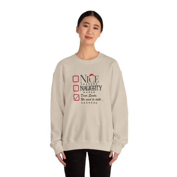 Funny Christmas Unisex Sweatshirt - "Dear Santa, We need to talk" - Image 12