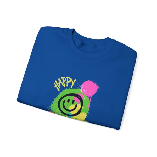 Happy Smiley Face Unisex Heavy Blend™ Crewneck Sweatshirt - Image 35