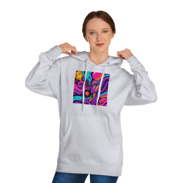 Cosmic Woman of the Night Psychedelic Hoodie - Image 27