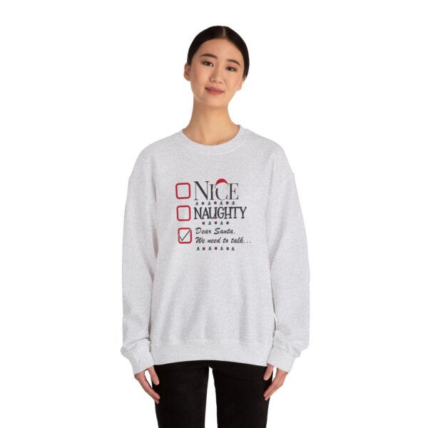 Funny Christmas Unisex Sweatshirt - "Dear Santa, We need to talk" - Image 8