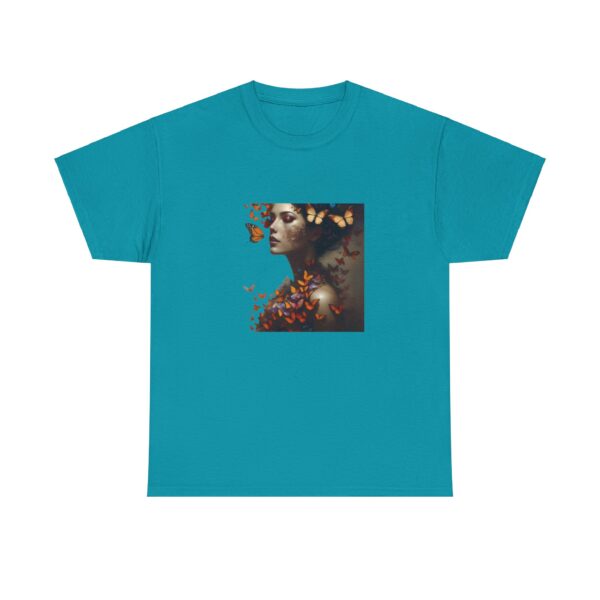 Butterfly Woman Graphic Art Tee - Image 37