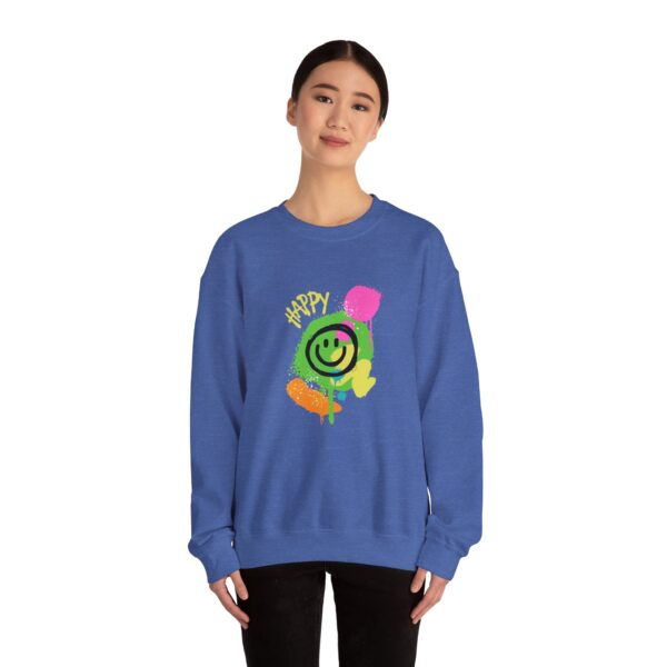 Happy Smiley Face Unisex Heavy Blend™ Crewneck Sweatshirt - Image 32