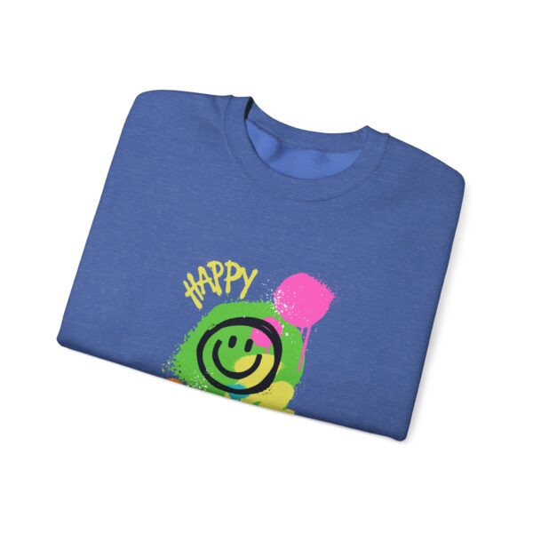 Happy Smiley Face Unisex Heavy Blend™ Crewneck Sweatshirt - Image 31