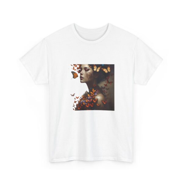 Butterfly Woman Graphic Art Tee - Image 3