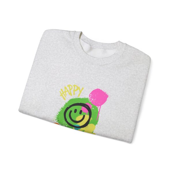 Happy Smiley Face Unisex Heavy Blend™ Crewneck Sweatshirt - Image 7